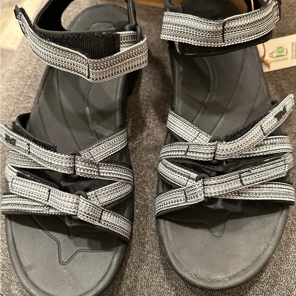 Teva Black and Gray Women's Sandals - Picture 2 of 7